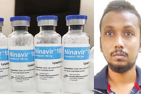 The stolen medicine; Dinesh (R).