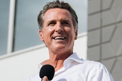 California Governor Gavin Newsom