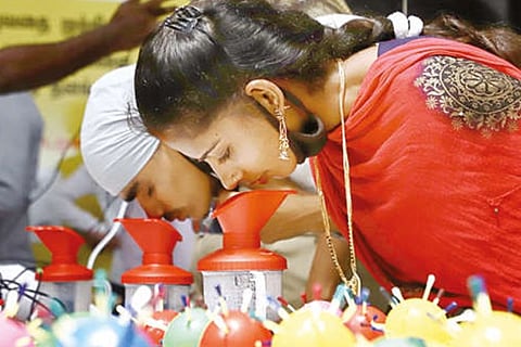 Passengers using electric steamers at Central railway station