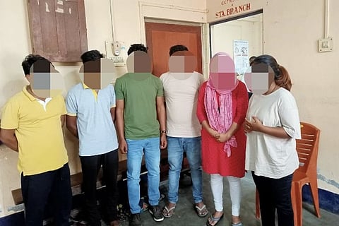 6 held in Assam for using Indian flag as table cloth