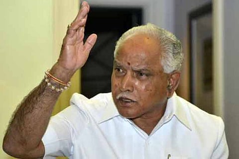 File photo: Karnataka CM Yediyurappa