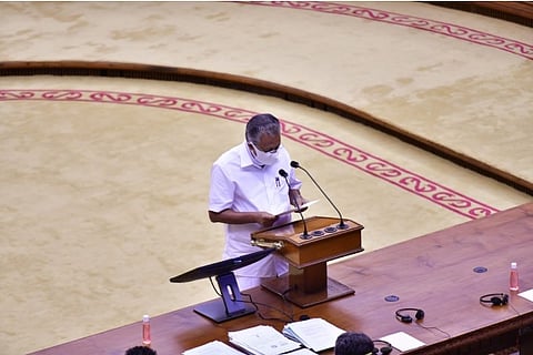 Kerala CM Pinarayi Vijayan took oath as a member of the 15th Kerala Legislative Assembly (Photo:ANI)