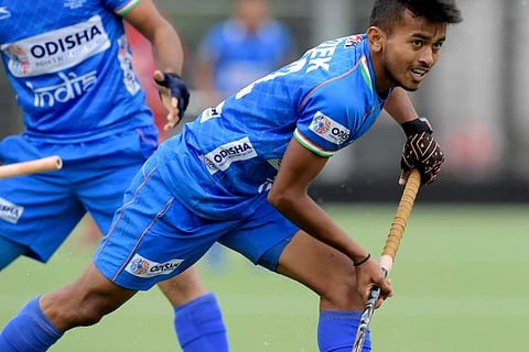 Vivek Prasad Indian field hockey player (Image Courtesy: IANS)