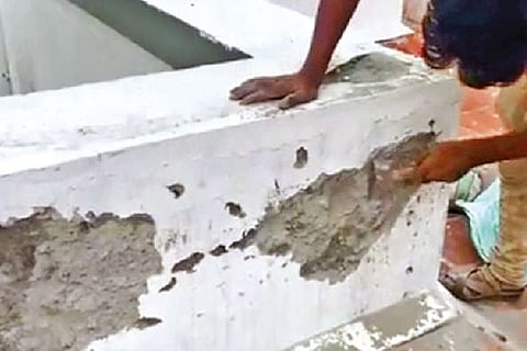 The substandard construction of KP Park.