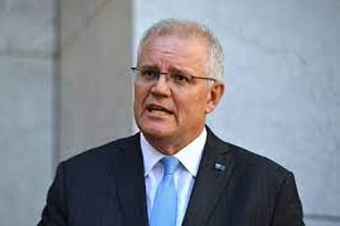 Australian Prime Minister Scott Morrison (Image Courtesy: IANS)