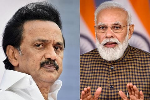 Tamil Nadu Chief Minister MK Stalin and PM Narendra Modi (File Photo)