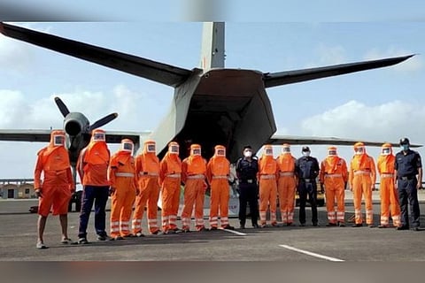 NDRF team deployed for doing rescue operation in Tamil Nadu (Image credit: PTI)