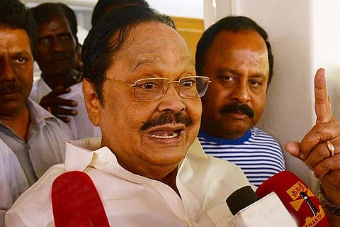 State Water Resources Minister Duraimurugan (Image source: Twitter)