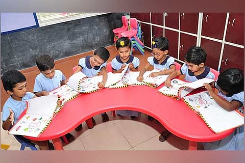 Kindergarten kids at school (File Photo)