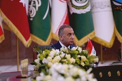 Iraqi Prime Minister Mustafa Al-Kadhimi.