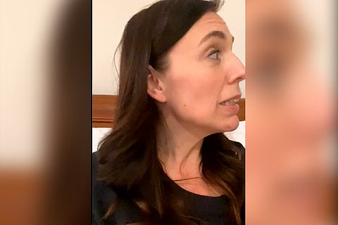 Screengrab from Jacinda's video. Courtesy: facebook.com/jacindaardern
