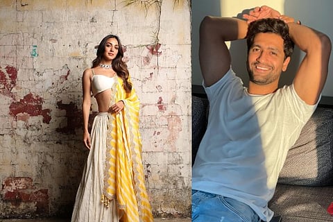 Kiara Advani (Left) Vicky Kaushal( Right)