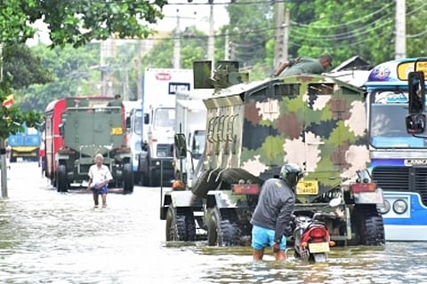 Torrential Rains in Sri Lanka causes heavy flood