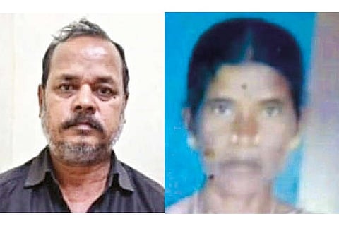 (from left) Subramanian and Chellammal