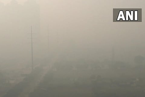 Pollution level in National capital remained in severe category (Photo: ANI)