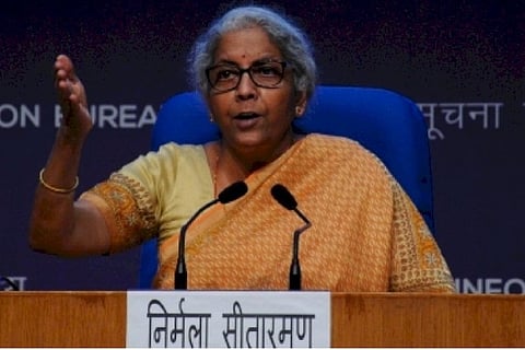Finance Minister Nirmala Sitharaman  (Image Courtesy: IANS)