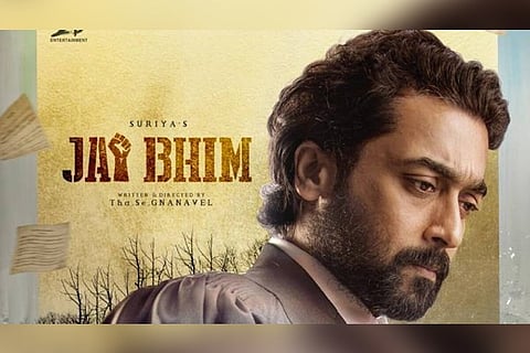 Actor Suriya from 'Jai bhim' poster