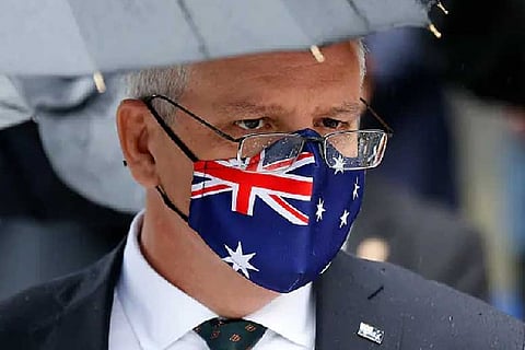 Australian Prime Minister Scott Morrison. Image courtesy: Daily Thanthi