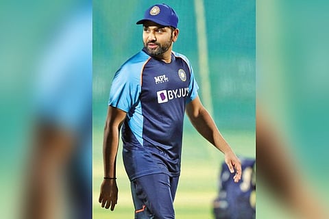 Skipper Rohit Sharma (File Photo)