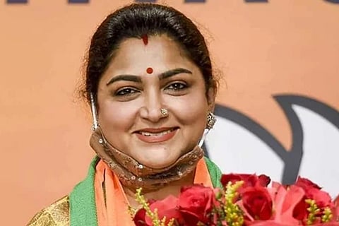 BJP leader and actor Khushbu Sundar (Image credit: PTI)