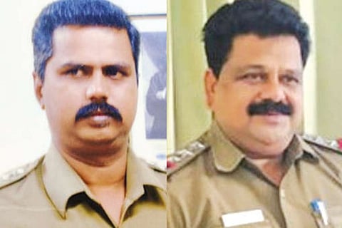 Saravanan (right) and Sam Vincent (left)