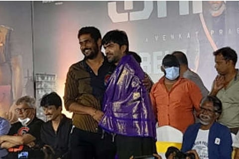 Maanaadu Producer Suresh Kamatchi and Silambarasan