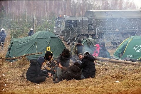 UN rights chief seeks de-escalation of crisis on Poland-Belarus border (Image source: Reuters)