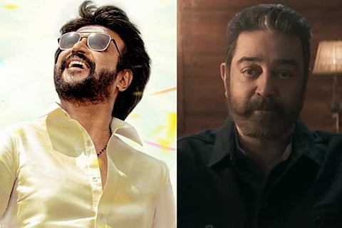 Rajinikanth (right) and Kamal Haasan (left)