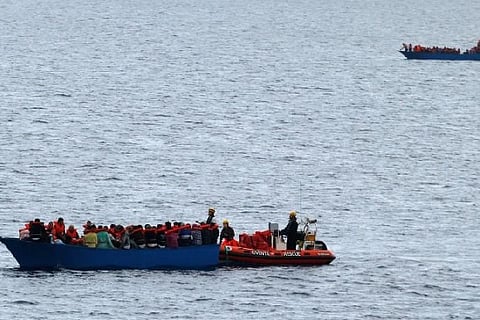 Libyan migrants. File photo: Reuters