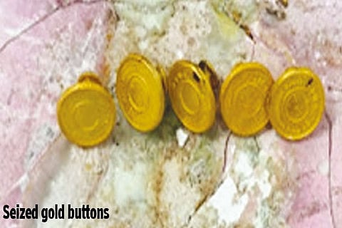 Chennai: Gold concealed in clothes, vessels seized from flyers