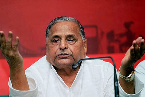 Former Minister of Defence of India Mulayam Singh Yadav