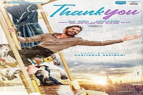 Naga Chaitanya in first look of Thank You.
