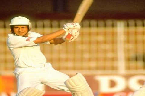 16 year old Sachin Tendulkar become the youngest player to score fifty in 1989 (Image source: ANI)