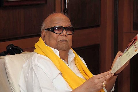 Former Tamil Nadu CM Kalaignar Karunanidhi (File Photo)