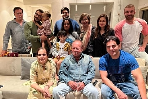 Salim Khan and family.