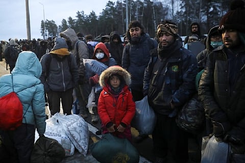Belarus clears migrant camps at EU border, but crisis not yet over (Image Courtesy: Reuters)