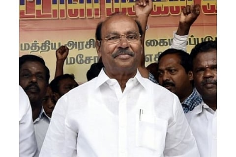Pattali Makkal Katchi founder S. Ramadoss (Image Courtesy: IANS)