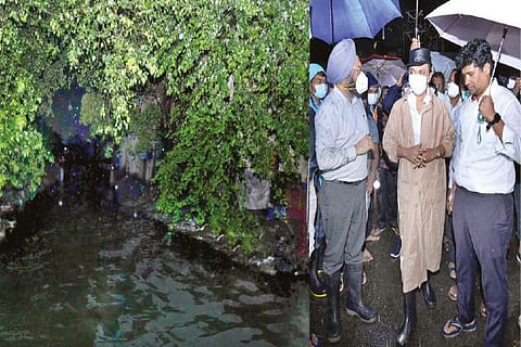 CM MK Stalin visited flood affected areas in the city, including T Nagar and Thiru Vi Ka Nagar