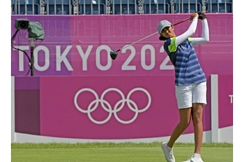 Golfer Aditi Ashok  (Image Courtesy: IANS)
