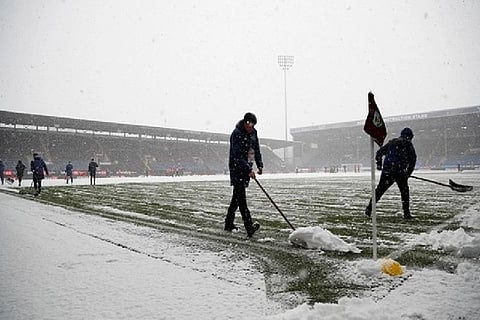 PL match between Spurs and Burnley postponed after heavy snowfall (Image source: ANI)