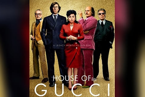 Poster of the film "House of Gucci" (Image source: IANS)