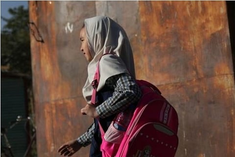 An Afghan girl goes to school in Kabul (Source: Reuters)