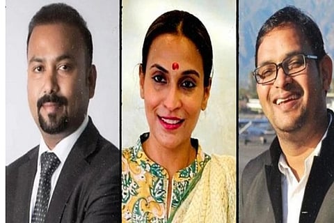 SubasKaran, Aishwaryaa R Dhanush and Mahaveer Jain (Source:  ANI)