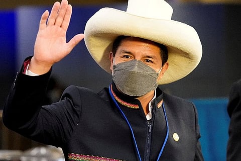 Peru president Pedro Castillo. Image Courtesy: Reuters