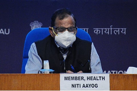 Dr. V K Paul, NITI Aayog Member. File photo