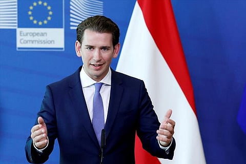 Austrian Chancellor Sebastian Kurz. File photo