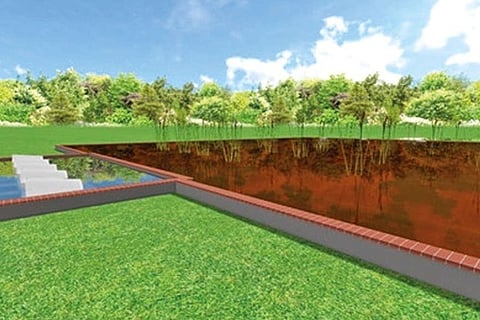 3D design of wetland treatment system for Selaiyur lake