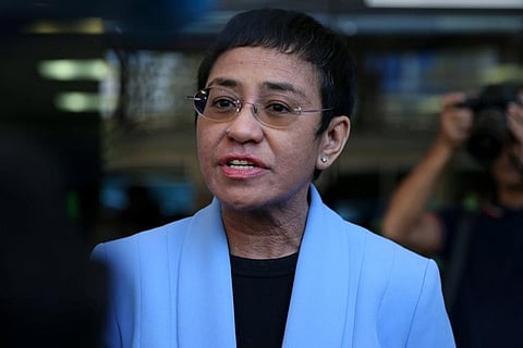 Noble prize-winning journalist Maria Ressa. File photo