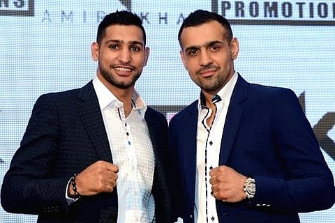 Amir Khan and Kell Brook (Source: IANS)