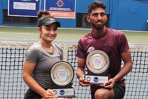 Rishi Reddy and Vanshita Pathania (Source: IANS)